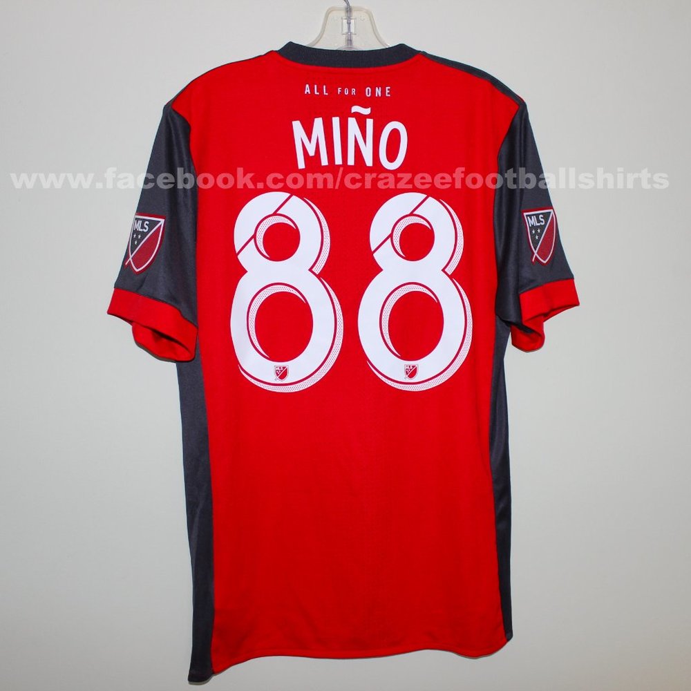player issue Mariano Miño #88 Toronto FC 2018 home shirt Adidas soccer jersey